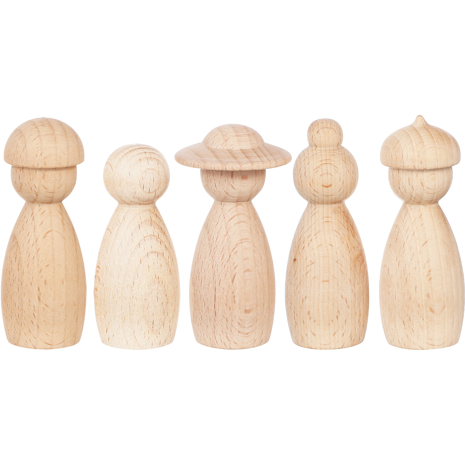 置物 Wooden Dolls No. 12 Amazon.com: BESPORTBLE Unfinished Wooden Peg Dolls, 5pcs Wooden